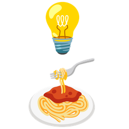 Light bulb and Spaghetti