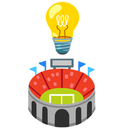 Light bulb and Stadium