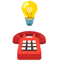 Light bulb and Telephone