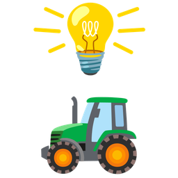 Light bulb and Tractor