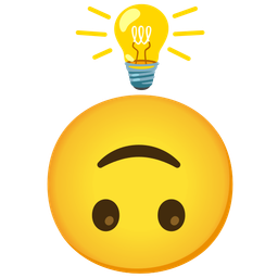 Light bulb and Upside-down face