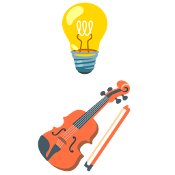 Light bulb and Violin