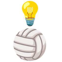 Light bulb and Volleyball