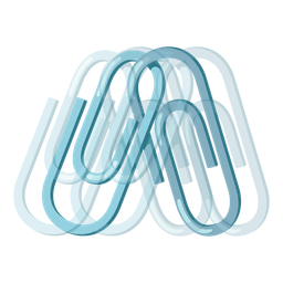 linked paperclips and beating heart