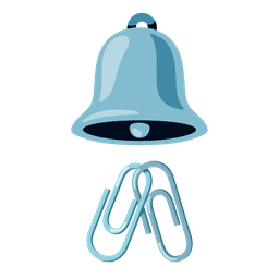 linked paperclips and bell