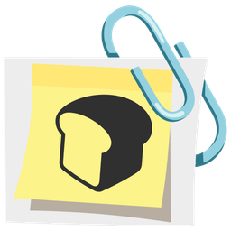 linked paperclips and bread