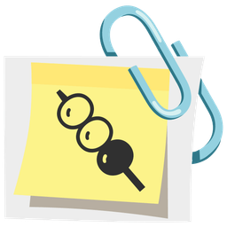 linked paperclips and dango