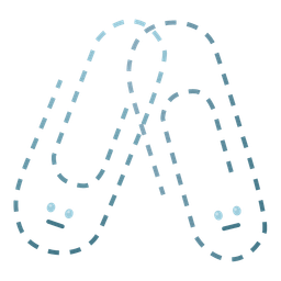 linked paperclips and dotted line face