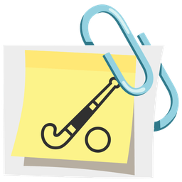 linked paperclips and field hockey