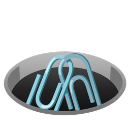 linked paperclips and hole