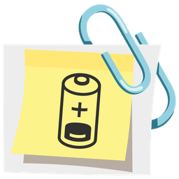 linked paperclips and low battery