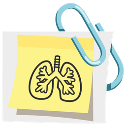 linked paperclips and lungs