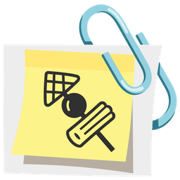 linked paperclips and oden