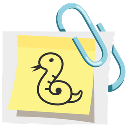 linked paperclips and snake