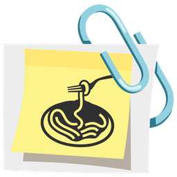 linked paperclips and spaghetti