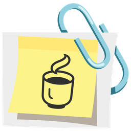 linked paperclips and teacup without handle