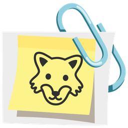 linked paperclips and wolf