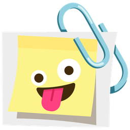 Linked paperclips and Zany face