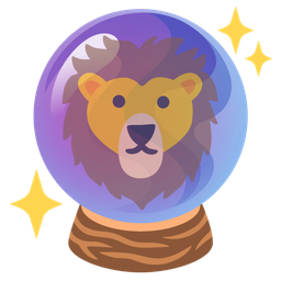 Lion and Crystal ball