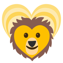 Lion and Growing heart