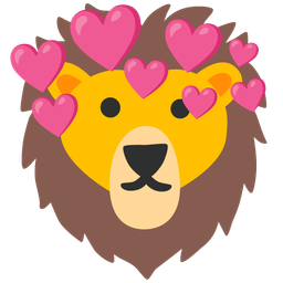 Lion and Heart with arrow