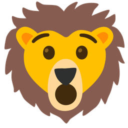 Lion and Hushed face