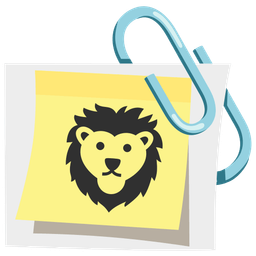 Lion and Linked paperclips