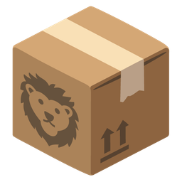Lion and Package