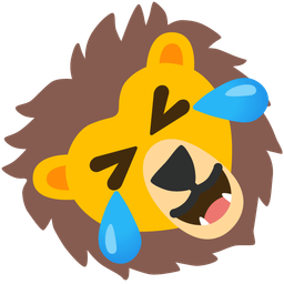 Lion and Rolling on the floor laughing