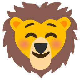 Lion and Smiling face