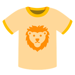 lion and t-shirt