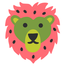 Lion and Watermelon