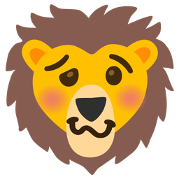 Lion and Woozy face