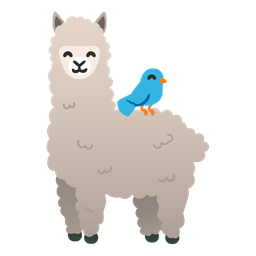 Llama and Bird