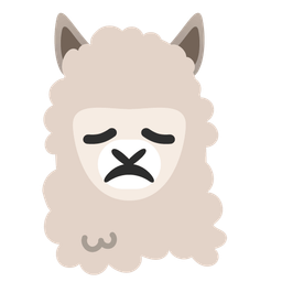 Llama and Disappointed face