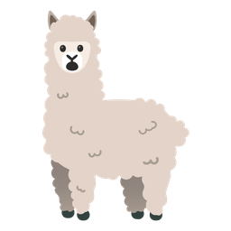Llama and Face with open mouth