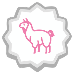 Llama and Fish cake with swirl