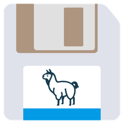 Llama and Floppy disk