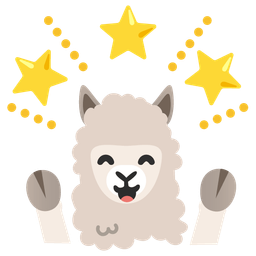 Llama and Glowing star