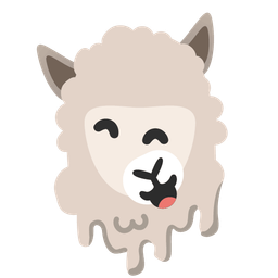 Llama and Melting face