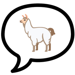 Llama and Speech balloon