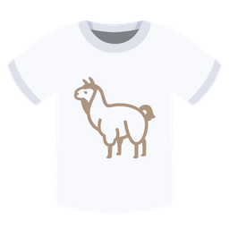 Llama and T-shirt