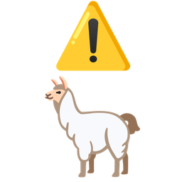Llama and Warning