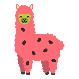 Llama and Watermelon