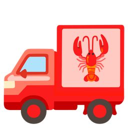 Lobster and Delivery truck