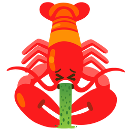 Lobster and Face vomiting