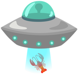 Lobster and Flying saucer