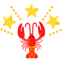 Lobster and Glowing star
