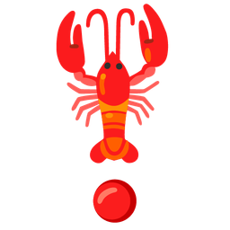 Lobster and Red exclamation mark