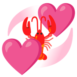 Lobster and Revolving hearts